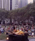 Offering in Bryant Park, New York City