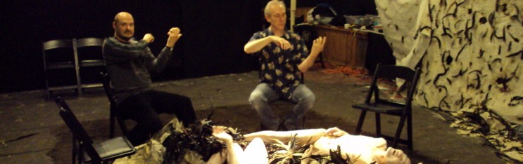 Kronos Quartet visits Eiko & Koma