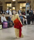 Eiko at Philadelphia Amtrak Station 