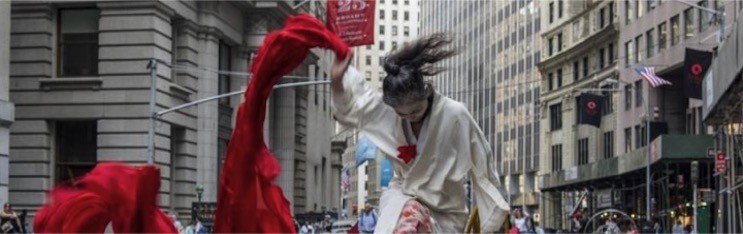 Performance artist Eiko Otake is a stranger in New York